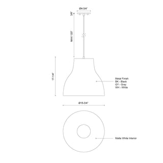 Cradle 16 in Pendant
