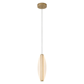 Agnes 13 in Brushed Gold Dimmable LED Pendant
