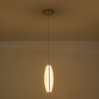 Agnes 13 in Brushed Gold Dimmable LED Pendant
