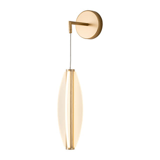 Agnes 23 in Brushed Gold Dimmable LED Wall Sconce
