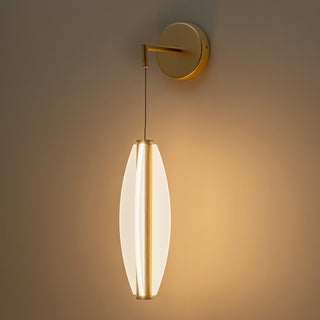 Agnes 23 in Brushed Gold Dimmable LED Wall Sconce
