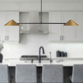 Ashford 58 in Brushed Gold Linear Pendant
