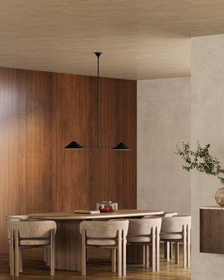 Ashford 58 in Matte Black Linear Pendant
