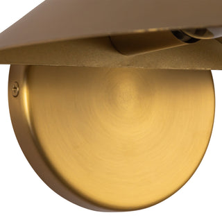 Ashford 9 in Brushed Gold Wall Sconce
