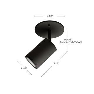 Barclay 3 in Semi Flush Mount
