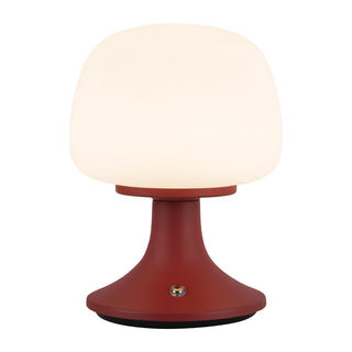 Bea 8 in Red Dimmable LED Table Lamp
