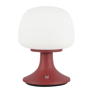 Bea 8 in Red Dimmable LED Table Lamp
