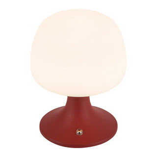 Bea 8 in Red Dimmable LED Table Lamp
