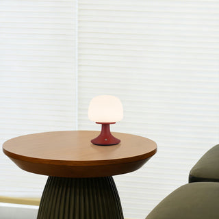 Bea 8 in Red Dimmable LED Table Lamp
