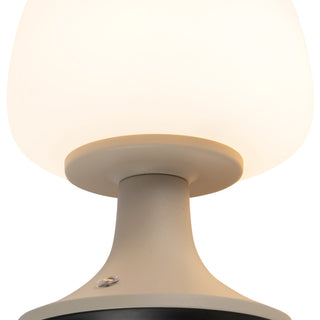 Bea 8 in Sand Dimmable LED Table Lamp
