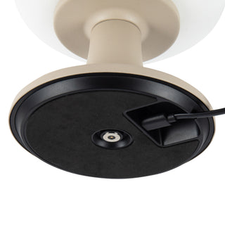 Bea 8 in Sand Dimmable LED Table Lamp
