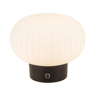 Boe 6 in Matte Black Dimmable LED Table Lamp
