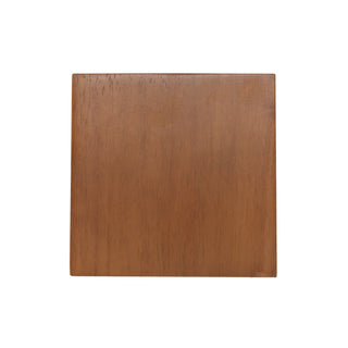 Bosco 5 in (5 in Height) Solid Wood Dimmable LED Flush Mount with Natural Oak Finish
