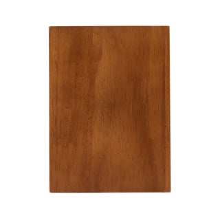 Bosco 5 in (7 in Height) Solid Wood Dimmable LED Flush Mount with Natural Oak Finish
