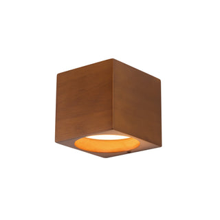 Bosco 5 in (5 in Height) Solid Wood Dimmable LED Wall Sconce with Natural Oak Finish
