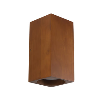 Bosco 5 in (10 in Height) Solid Wood Dimmable LED Wall Sconce with Natural Oak Finish
