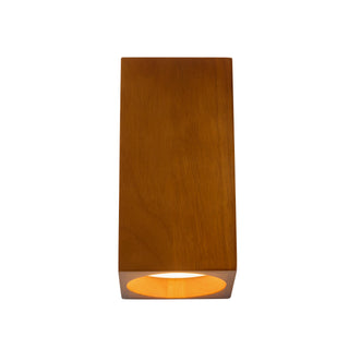 Bosco 5 in (10 in Height) Solid Wood Dimmable LED Wall Sconce with Natural Oak Finish
