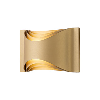 Brent 10 in Gold Dimmable LED Wall Sconce
