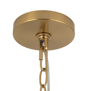 Broomfield 16 in Pendant with Clear Ribbed Glass
