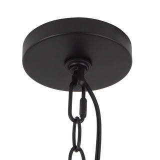 Broomfield 16 in Pendant with Clear Ribbed Glass
