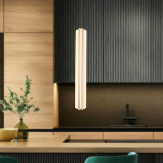Brume 21 in Brushed Gold Dimmable LED Pendant

