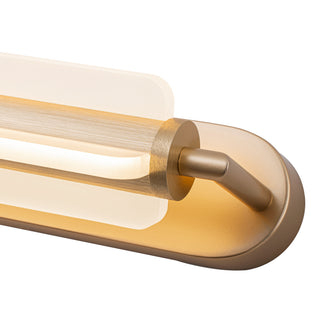 Brume 23 in Brushed Gold Dimmable LED Vanity Light
