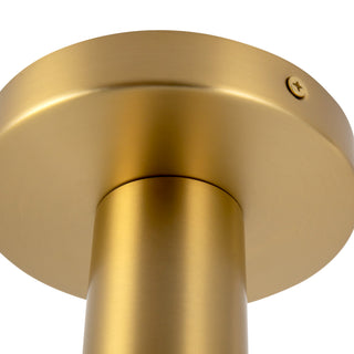 Calla 5 in Brushed Gold Dimmable LED Flush Mount
