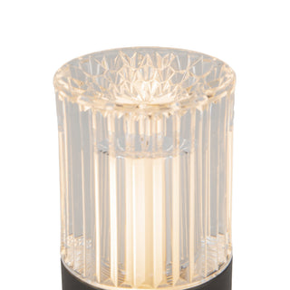 Cessa 4 in Matte Black Dimmable LED Exterior Portable Lamp
