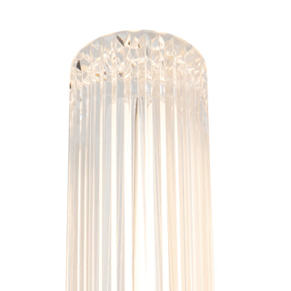Cessa 8 in Brushed Gold Dimmable LED Exterior Portable Lamp
