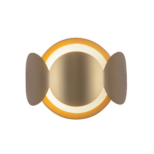 Brushed Gold/Opal Glass