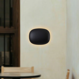 Clipse 9 in Black Dimmable LED Wall Sconce
