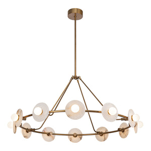 Vintage Brass/Alabaster [Universal Voltage]