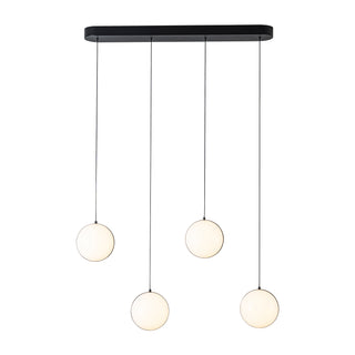 Echo 34 in Black Dimmable LED Linear Pendant
