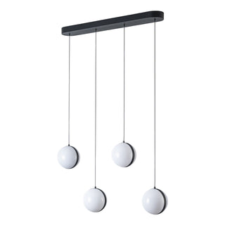 Echo 34 in Black Dimmable LED Linear Pendant
