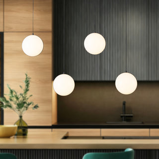 Echo 34 in Black Dimmable LED Linear Pendant
