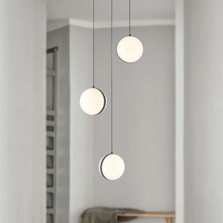 Echo 3 Head Black Dimmable LED Multi Pendant
