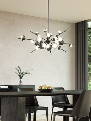 Geode 48 in Chandelier
