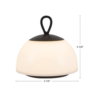 Idra 5 in Fresh Green Dimmable LED Exterior Portable Lamp
