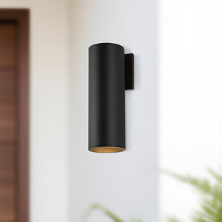 Lorna 12 in (4 in Dia.) Interior/Exterior Wall Sconce
