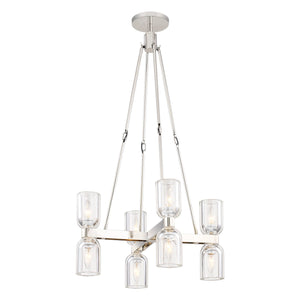Clear Crystal/Polished Nickel
