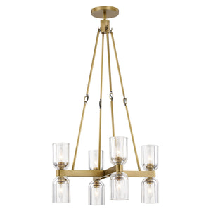 Clear Crystal/Vintage Brass