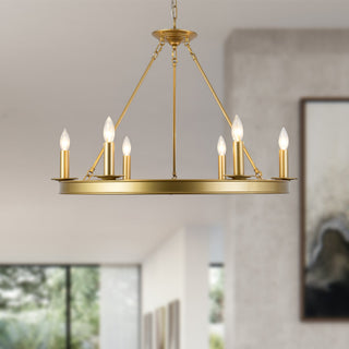 Lynda 32 in Gold Chandelier
