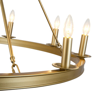 Lynda 47 in Gold Chandelier
