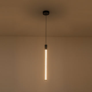 Maxe 24 in Black Dimmable LED Pendant
