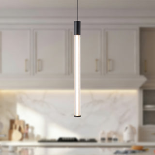 Maxe 24 in Black Dimmable LED Pendant
