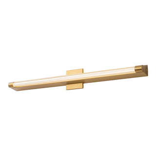 Maxe 36 in Gold Dimmable LED Vanity Light
