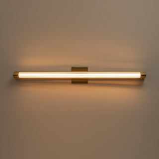 Maxe 36 in Gold Dimmable LED Vanity Light
