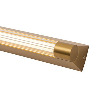 Maxe 36 in Gold Dimmable LED Vanity Light
