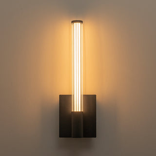 Maxe 16 in Black Dimmable LED Wall Sconce
