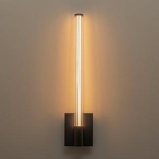 Maxe 24 in Black Dimmable LED Wall Sconce
